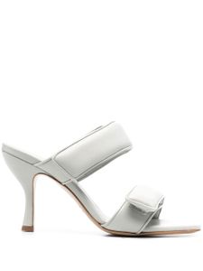 GIABORGHINI x Pernille mules Perni 90 mm en cuir - Gris