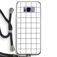 Rooster: Samsung Galaxy S8 Transparant Hoesje met koord