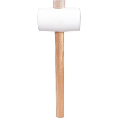 KS Tools 140.1236 Rubberen hamer wit, 735g