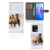OPPO Reno8 Pro | Telefoonhoesje | Met pasjeshouder | Paarden