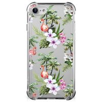 iPhone SE 2022/2020 | iPhone 8/7 Case Anti-shock Flamingo Palms