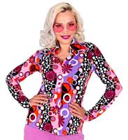 Party Blouse Paars 70's Groovy Dames Party Blouse Paars 70's Groovy Dames