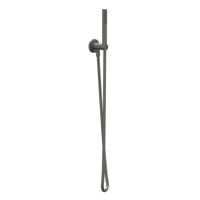 IVY Glijstangset - met handdouche - rond - satin spray - doucheslang 150cm - Geborsteld metal black PVD 6901136