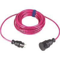 Verlengsnoer PUR kabel 3x1,5mm² 10m pink
