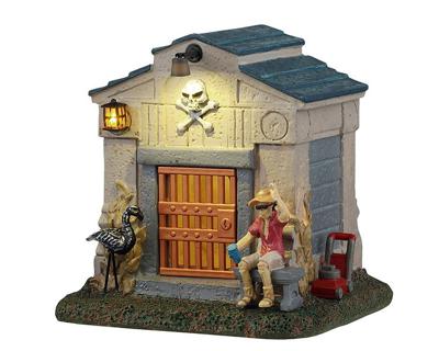 Halloweenminiatuur Next Tomb Neighbor 13x14x17 cm - Lemax