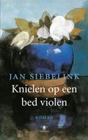 Knielen Op Een Bed Violen - thumbnail