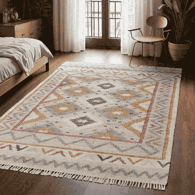 Vloerkleed Imani 150x80cm - Jute Katoen - Dekbed-Discounter.nl