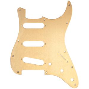 Fender slagplaat voor Stratocaster 11-gaats gold anodized