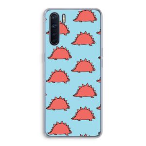 Dinosawrr: Oppo A91 Transparant Hoesje