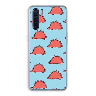 Dinosawrr: Oppo A91 Transparant Hoesje