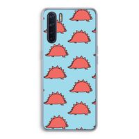 Dinosawrr: Oppo A91 Transparant Hoesje