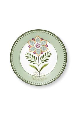 Pip Studio Ontbijtbord Lily&Lotus Licht Groen 21cm