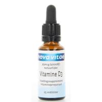 Nova Vitae Vitamine D3 1000IU druppel 25 Milliliter