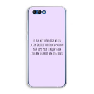 Regenboog: Honor 10 Transparant Hoesje