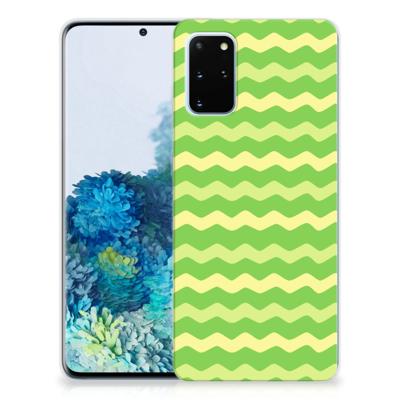 Samsung Galaxy S20 Plus | TPU bumper | Waves Green