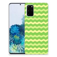 Samsung Galaxy S20 Plus | TPU bumper | Waves Green