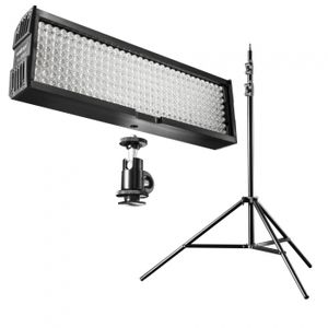 Walimex LED Video Light apparatuurset voor fotostudio Zwart