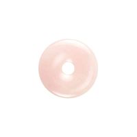 Edelsteen Roze Kwarts Donut (50 mm)