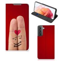 Samsung Galaxy S21 Hippe | Standcase | Liefde - Origineel Romantisch Cadeau