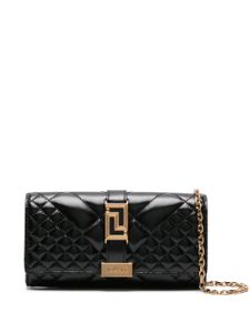 Versace pochette matelassée Greca Goddess - Noir