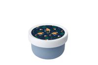 Mepal campus fruitbox jungle 300 ml wit/blauw