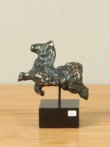 Bronzen decoratie Ros, 13 cm