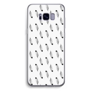 Pluimen: Samsung Galaxy S8 Plus Transparant Hoesje