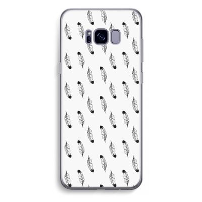 Pluimen: Samsung Galaxy S8 Plus Transparant Hoesje
