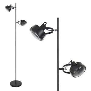 Satellite staande Vloerlamp Zwart
