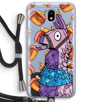 Loot Burger: Samsung Galaxy J5 (2017) Transparant Hoesje met koord