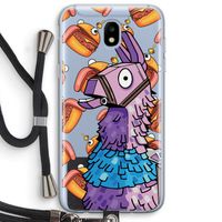 Loot Burger: Samsung Galaxy J5 (2017) Transparant Hoesje met koord