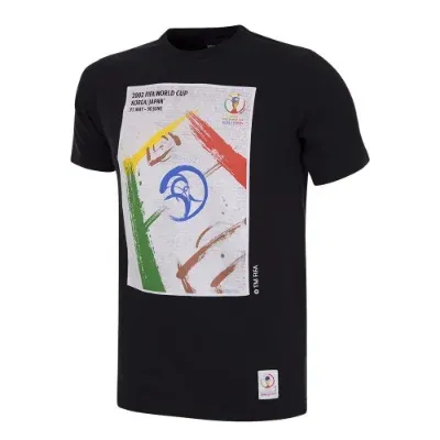 COPA Football - Zuid-Korea & Japan World Cup 2002 Poster T-Shirt - Zwa