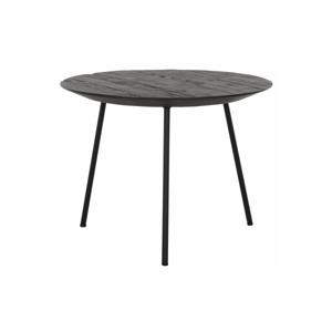 DTP Home Salontafel Jupiter Teakhout - Zwart - Rond