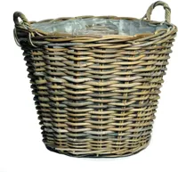 Mega Collections Aardappelmand Lana - Ø50 x H40 cm - Naturel
