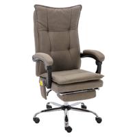 Kantoormassagestoel stof taupe Kantoormassagestoel stof taupe