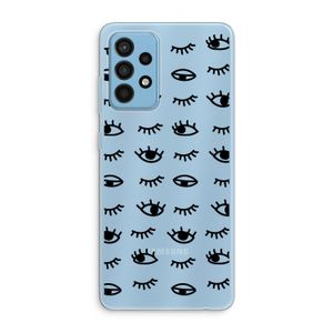 Eye pattern #2: Samsung Galaxy A52 Transparant Hoesje