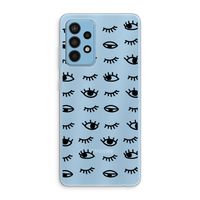 Eye pattern #2: Samsung Galaxy A52 Transparant Hoesje