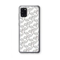 Zwanen: Samsung Galaxy A31 Transparant Hoesje