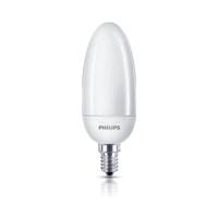 Philips Softone E14 Spaarlamp - Kaarsvormig - Mat - 8W vervangt 35W - Warm wit licht