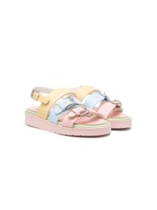 Stella McCartney Kids sandales à brides colour block - Rose