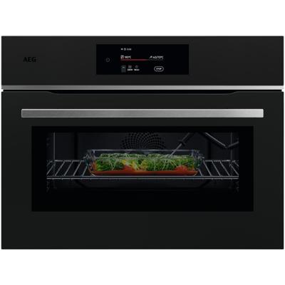 AEGTK8NK72FT Inbouw oven met magnetron Zwart