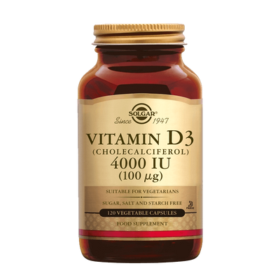 Solgar Vitamins - Vitamin D3 4000 IU