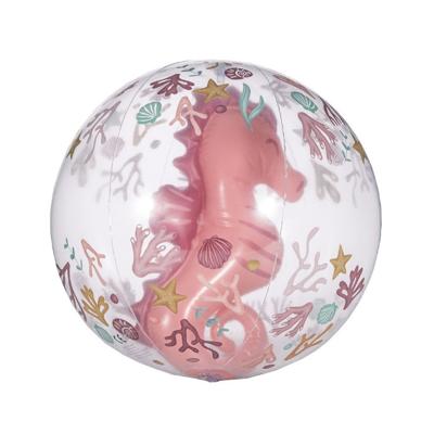 Little Dutch ocean dreams strandbal 3d figuur roze