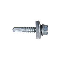 Schroefdoos CELO 7301 Verzinken Ø 5,5 x 63 mm Met sluitring Zeshoekig Boor (250 Stuks)