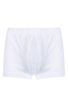 Hanro boxer en coton à taille logo - Blanc