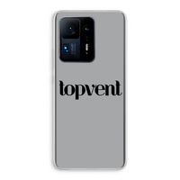 Topvent Grijs Zwart: Xiaomi Mi Mix 4 Transparant Hoesje
