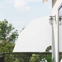 Balkon Privacy Scherm Wit 140 x 140 cm Stof