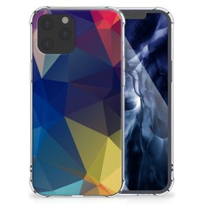 iPhone 12 Pro Max Shockproof Case Polygon Dark