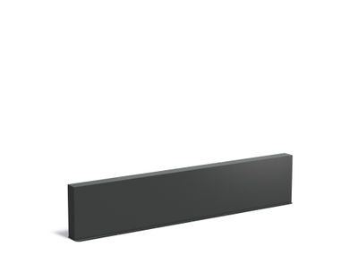 Aluminium muur 300x15x60cm.