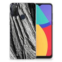 Bumper Hoesje Alcatel 1S (2021) Boomschors Grijs Bumper Hoesje Alcatel 1S (2021) Boomschors Grijs